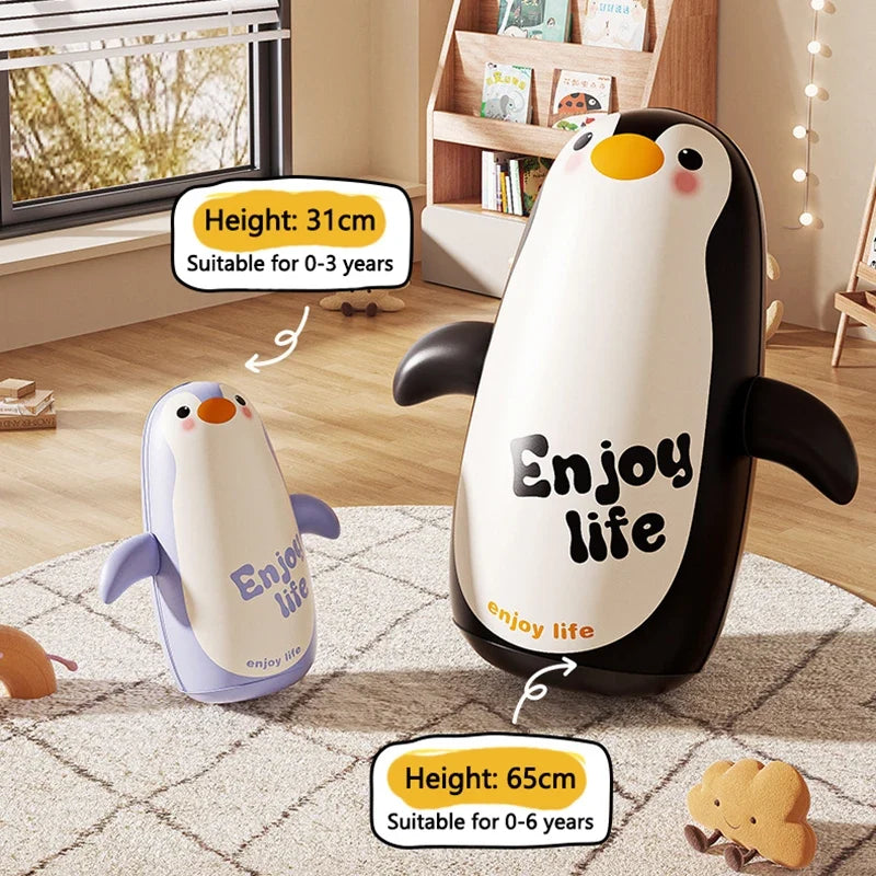 Kawaii Panda Inflatable Punching Bag Tumbler – Kids Boxing Wobbler Bop Bag Indoor Outdoor Toy (2 Sizes)