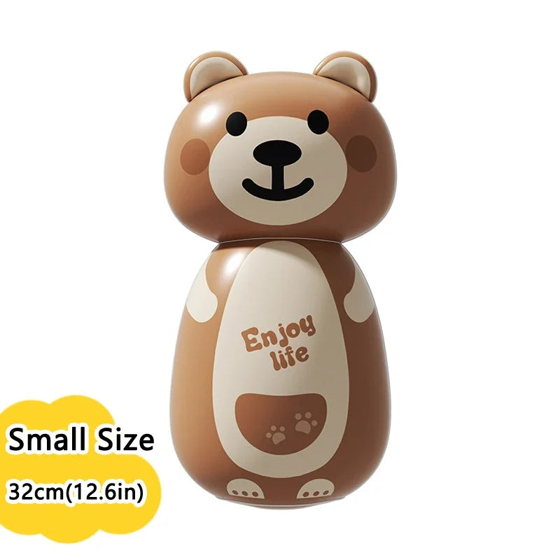 Kawaii Panda Inflatable Punching Bag Tumbler – Kids Boxing Wobbler Bop Bag Indoor Outdoor Toy (2 Sizes)