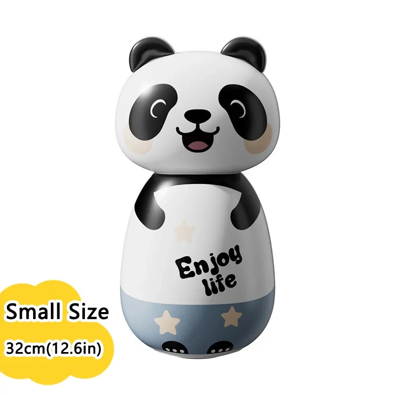 Kawaii Panda Inflatable Punching Bag Tumbler – Kids Boxing Wobbler Bop Bag Indoor Outdoor Toy (2 Sizes)