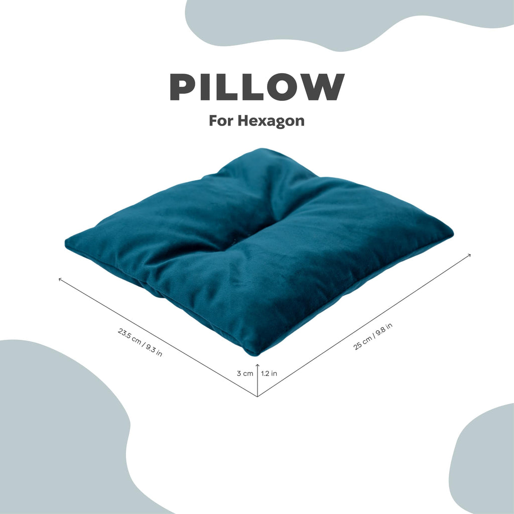 Cat Cushion Pillow - Emerald