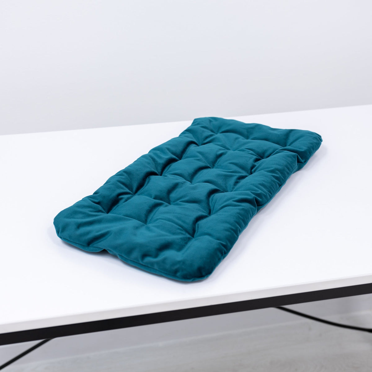 Sleeping Cat Pillow - Emerald